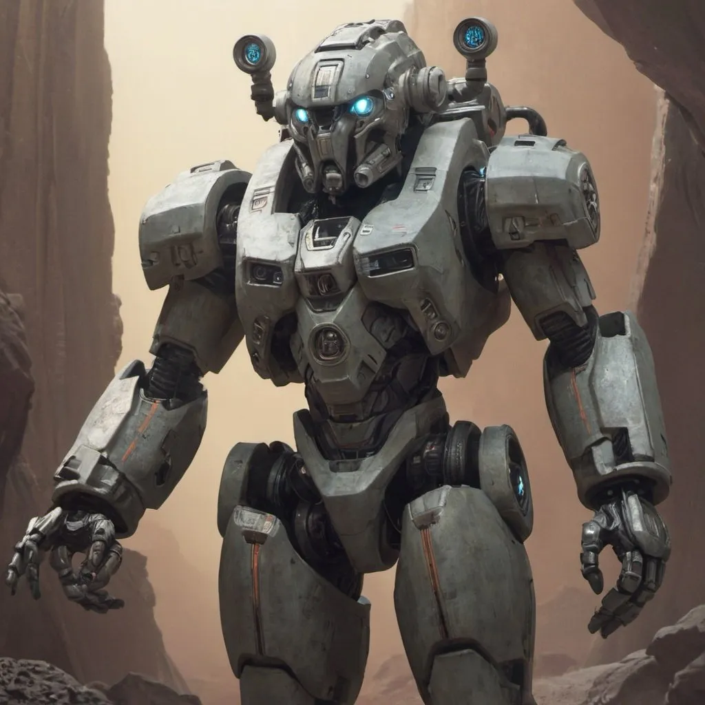 Prompt: Sci-fi mech pilot earth federation 