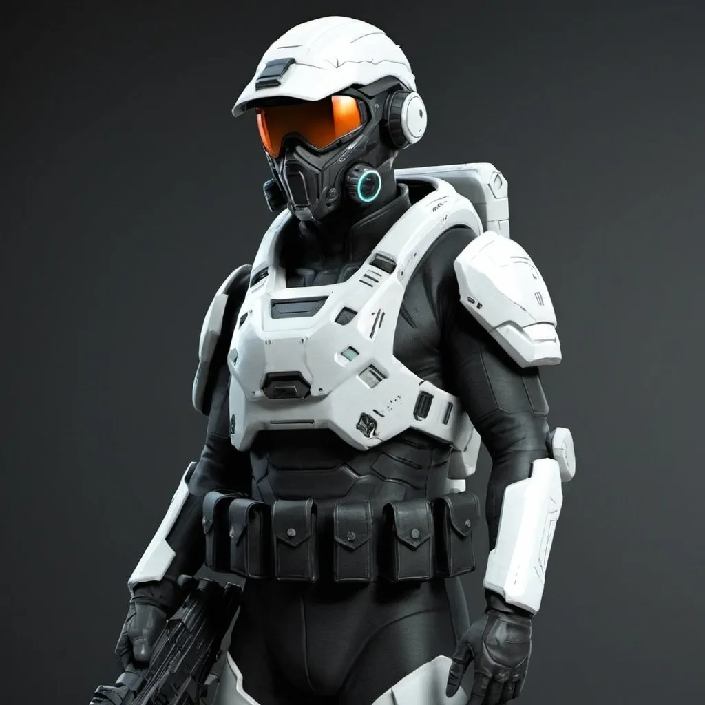 Prompt: Sci-fi soldier 