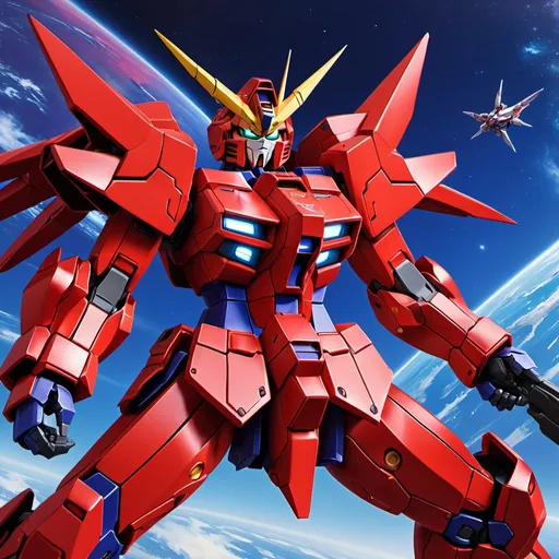 Red demon gundam