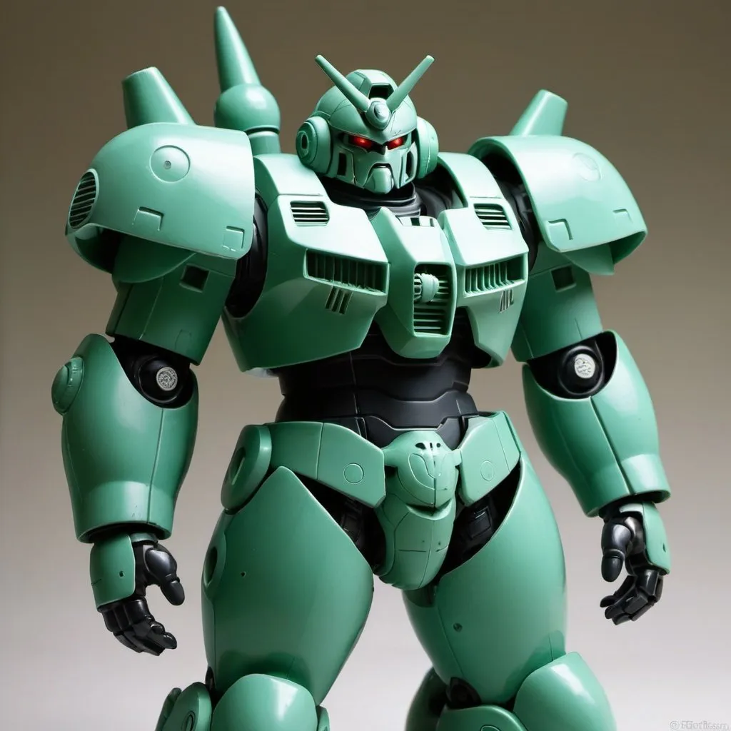 Prompt: Gouf in green