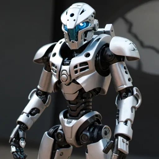 Prompt: Sci-fi Bionicle soldier