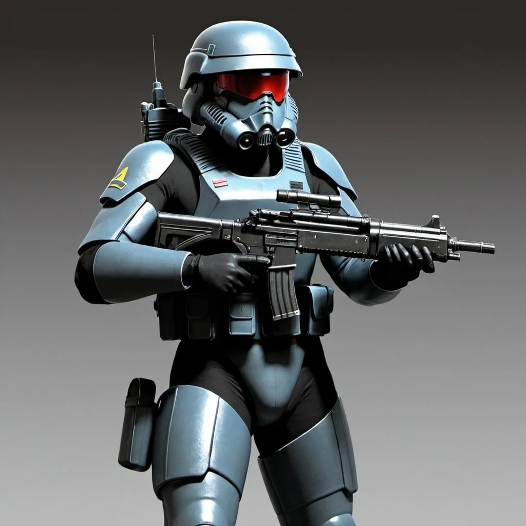 Prompt: Starship trooper soldier 