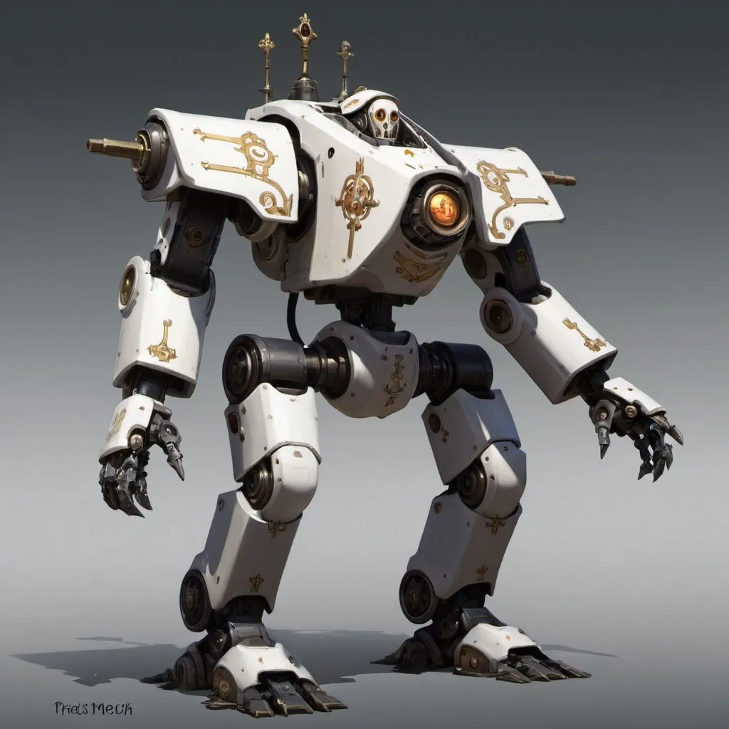 Prompt: Priest mech