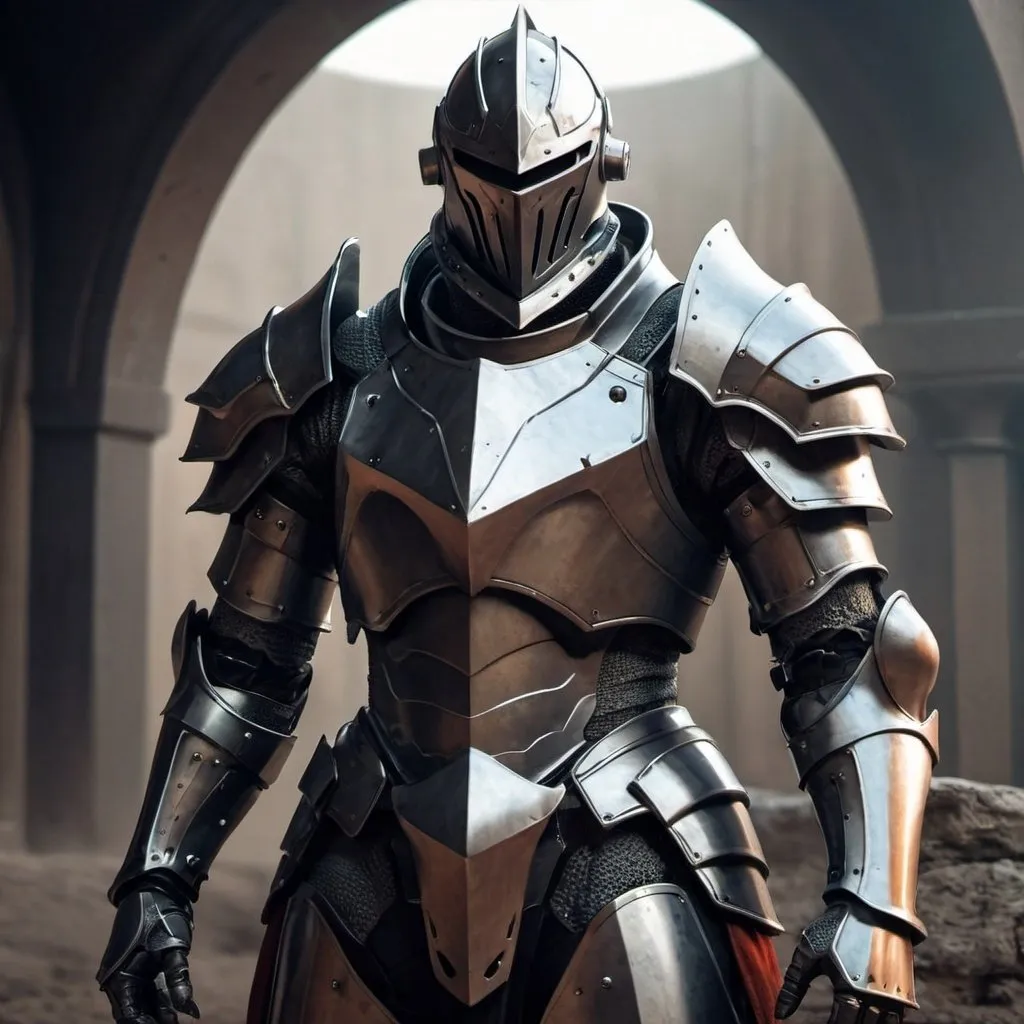 Prompt: Epic sci-fi Knight 