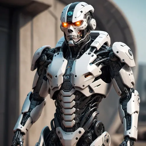 Prompt: Sci-fi soldier cyborg 