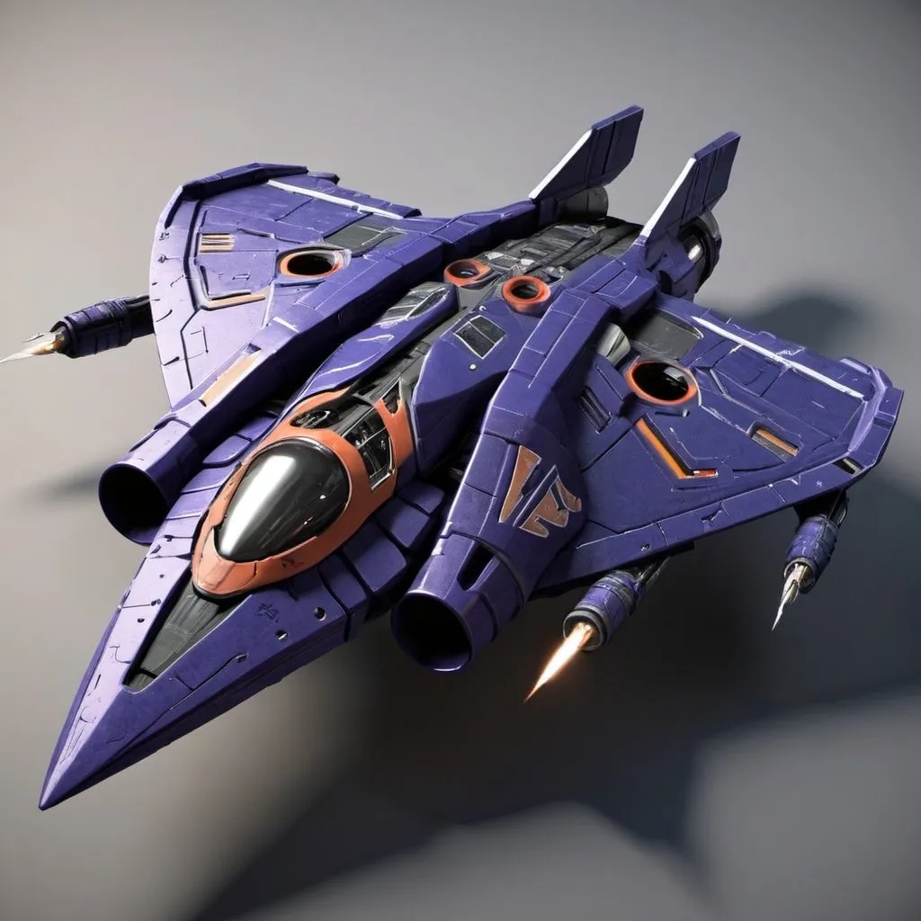Prompt: Sci-fi raven space craft fighter 