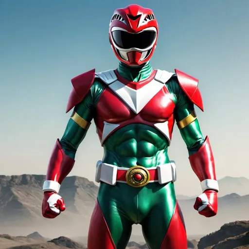 Prompt: Power ranger soldier