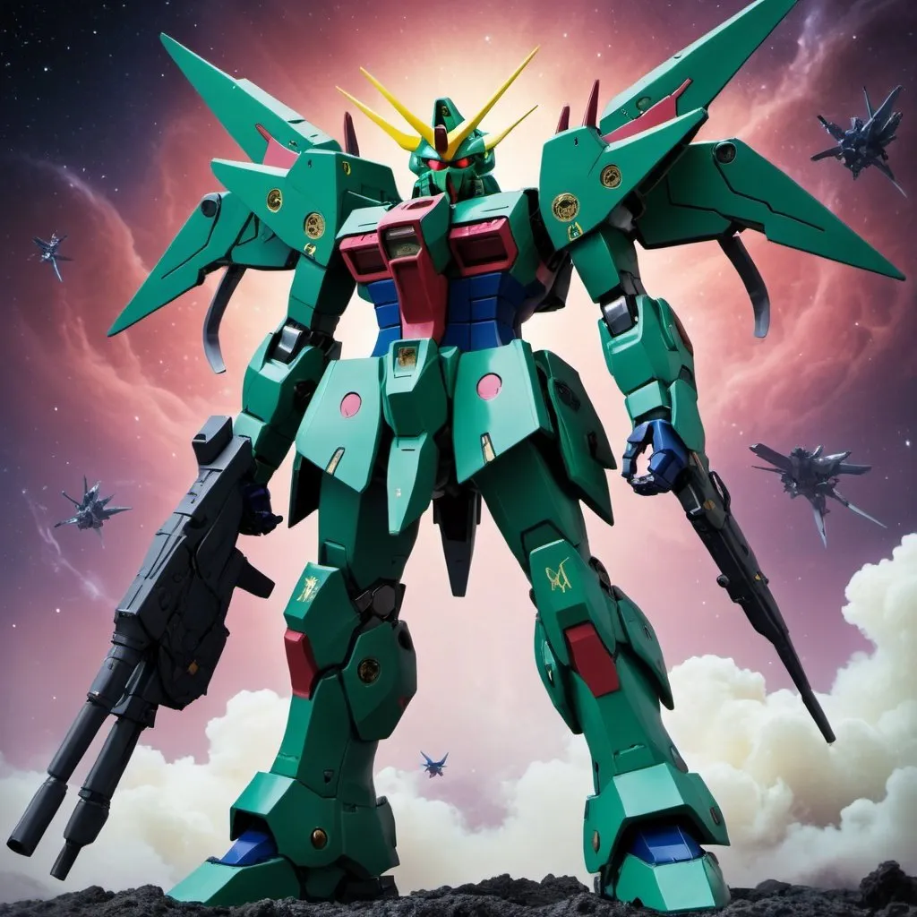 Prompt: Lovecraftian Gundam 