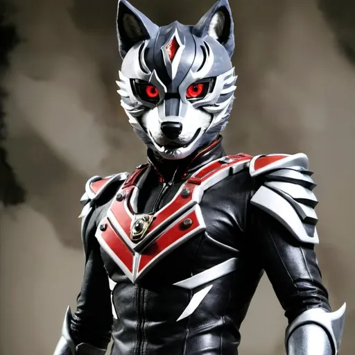 Prompt: Kamen rider wolf