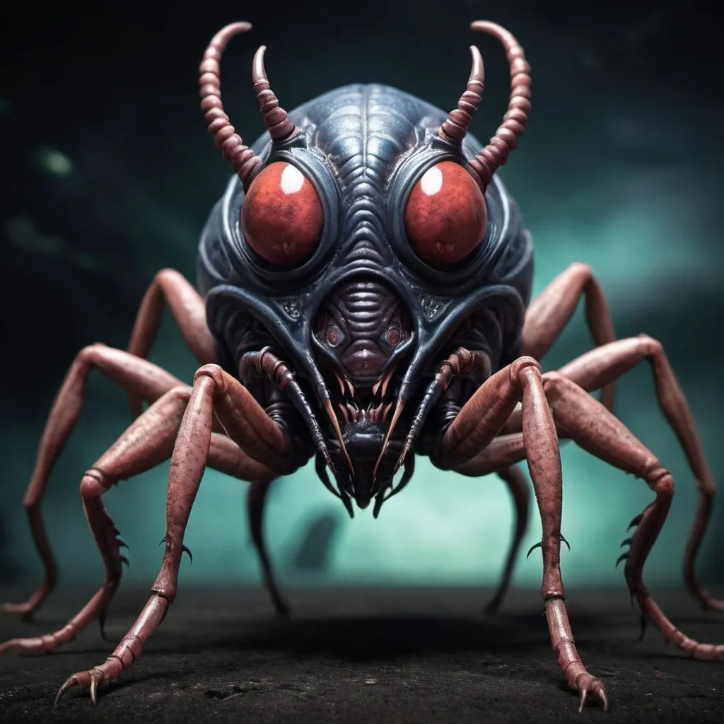 Prompt: Alien monster bug 