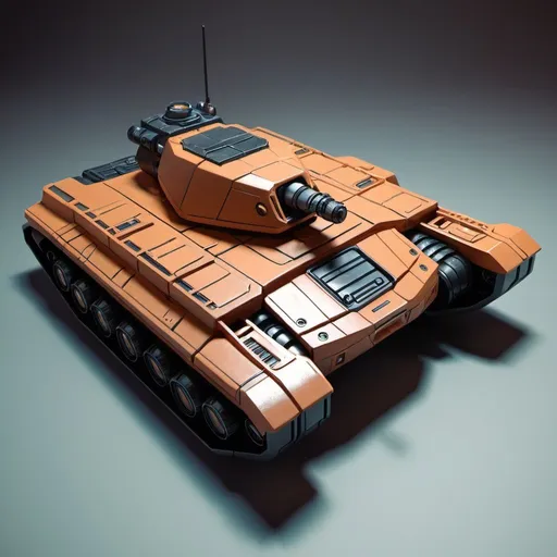 Prompt: Sci-fi hover tank