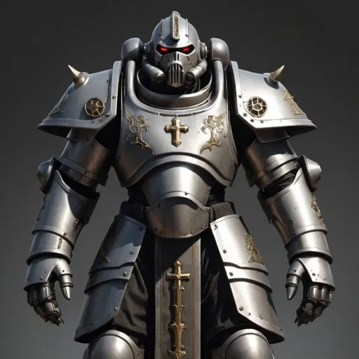 Prompt: Priest power armor 