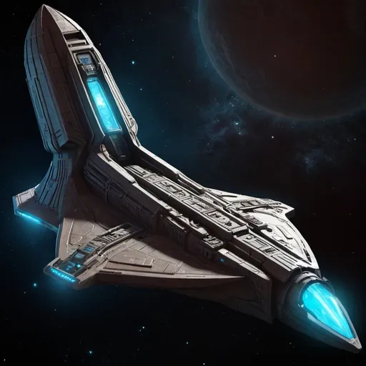 Prompt: Sci-fi Obelisk space ship 