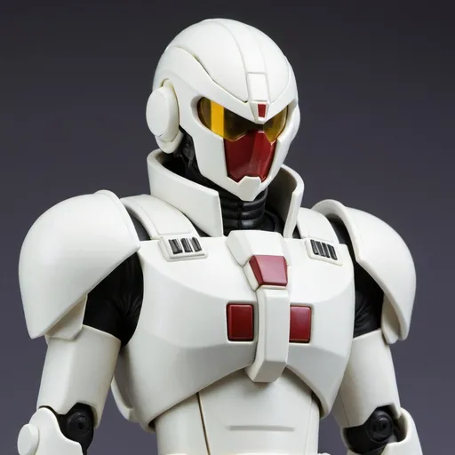 Prompt: Zeon soldier in white 