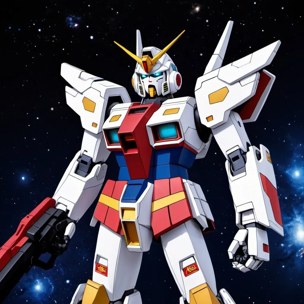 Prompt: Cosmic Gundam 