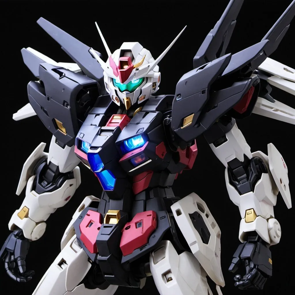 Prompt: Gundam exia black 