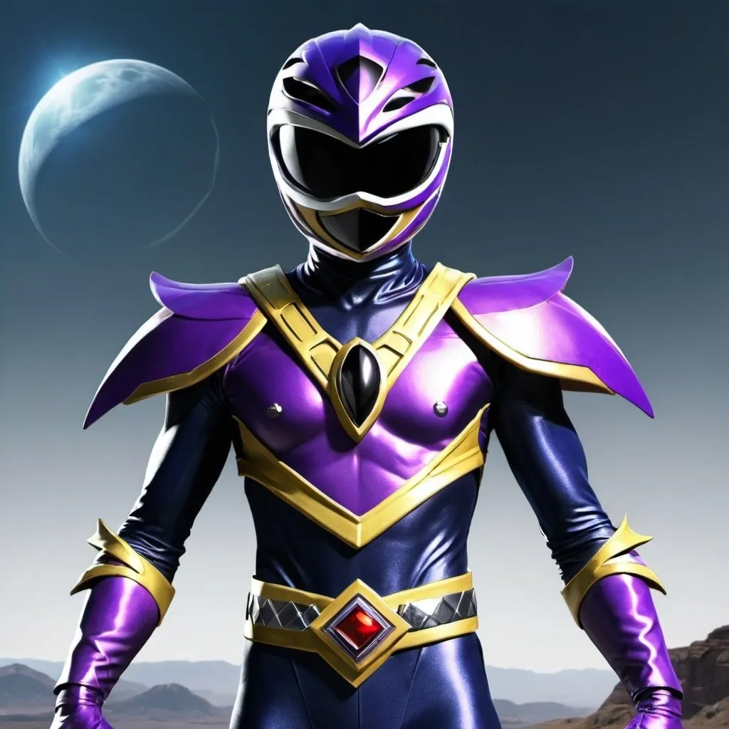 Prompt: Power ranger raven 