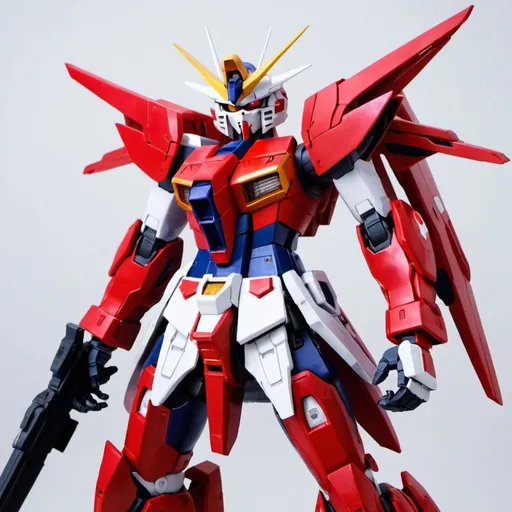 Prompt: Red destiny gundam