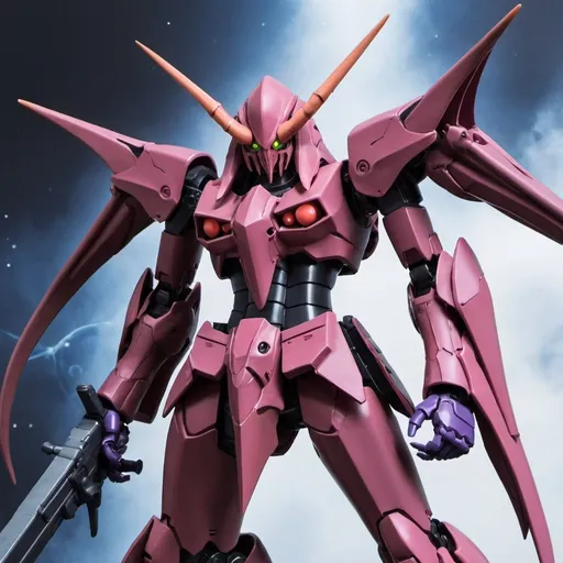 Prompt: Mindflayer Gundam 