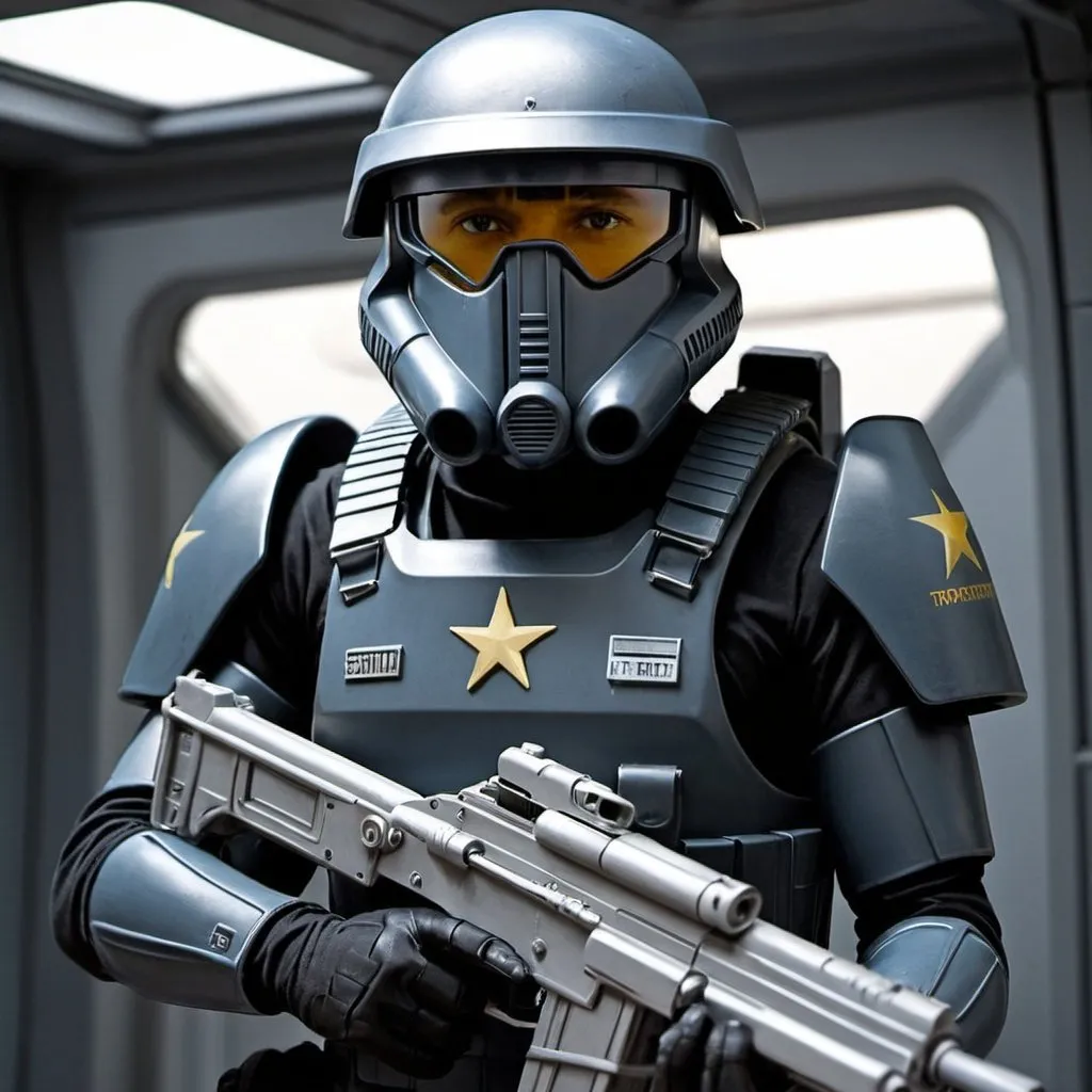 Prompt: Starship trooper soldier 