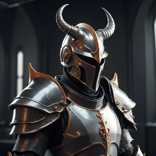 Sci-fi Knight with horns