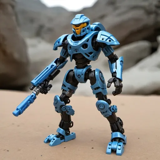 Prompt: Sci-fi Bionicle soldier