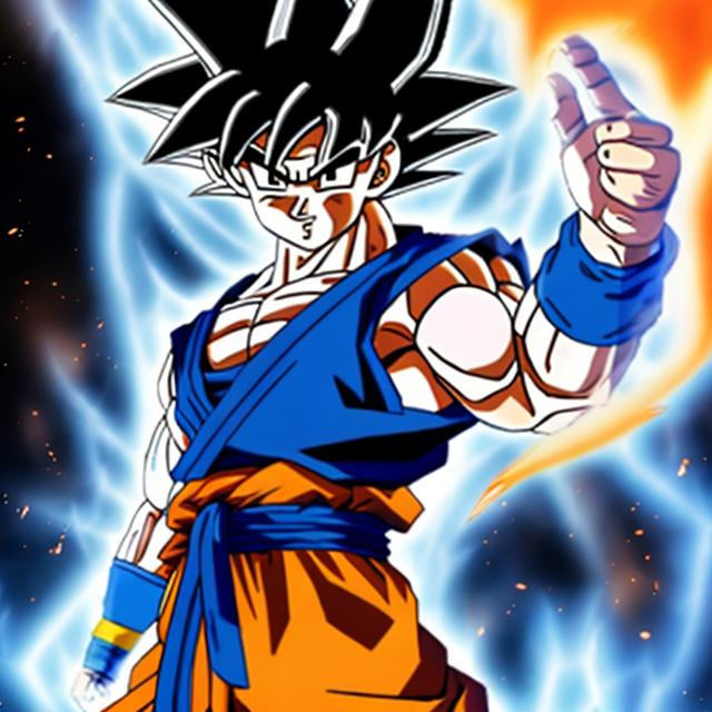 Prompt: goku with aura