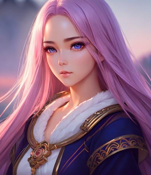 Prompt: face portrait of an very beautiful animee girl, smooth soft skin, big dreamy eyes, beautiful intricate colored hair, symmetrical, anime wide eyes, soft lighting, detailed face, by Toronto’s Sam Yang , stanley artgerm lau, wlop, rossdraws, concept art, digital painting, looking into camera