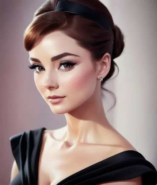 Prompt: photo of a gorgeous young woman in the style of Audrey Hepburn, full body, realistic, sharp focus, 8k high definition, insanely detailed, intricate, elegant, art by David Cronenberg and stanley lau and artgerm