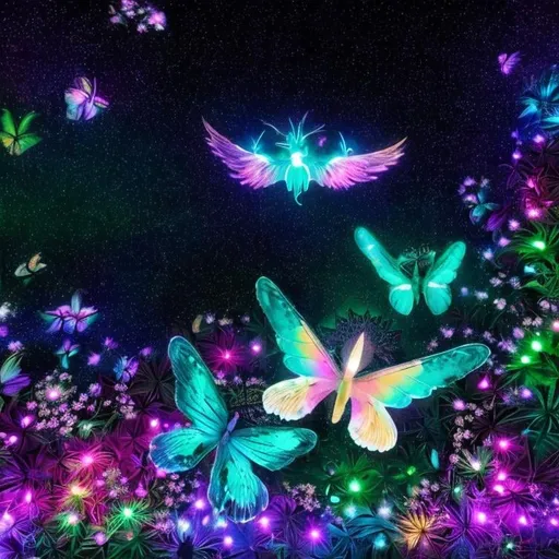 Prompt: Gorgeous angel and mother-of-pearl colored wings made out of luminous stars and galaxy at night, hyperdetailed and highly intricate digital illustration by Ismail Inceoglu, Erin Hanson, Hayao Miyazaki and Yoshitaka Amano, a masterpiece, 8k resolution, trending on artstation, Ray Tracing Reflections, volumetric lighting, deep colors, unreal engine