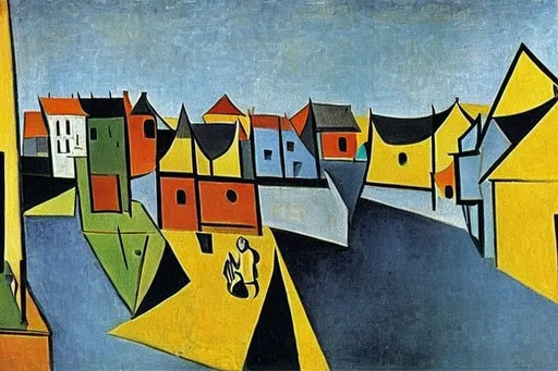 Prompt: Gorinchem by Pablo Picasso