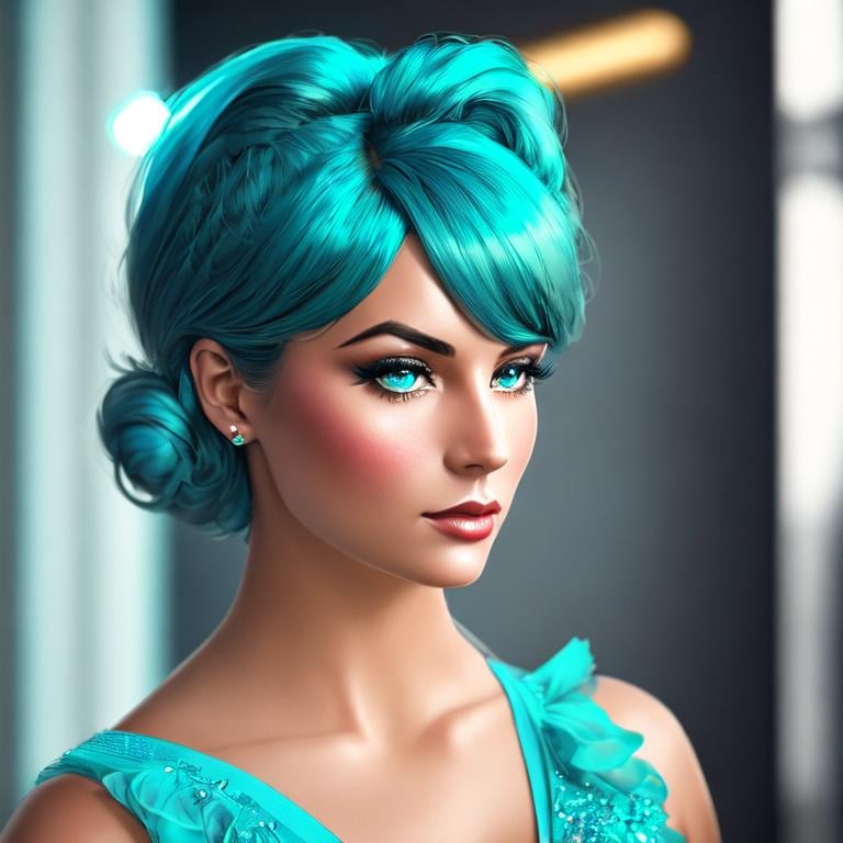 Prompt: a professional photograph of a female 1975 pin-up, optical illusion in background, sparkling turquoise color, exquisite detail, sharp-focus, intricately-detailed, award-winning photograph, low-contrast, high-sharpness, facial-symmetry, depth-of-field, unreal engine render, center image, dream-like, ultra high res, best quality, 8k, raw photo