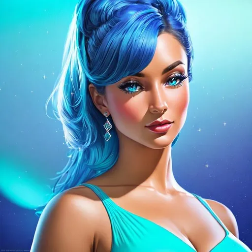 Prompt: a professional photograph of a female 1975 pin-up, optical illusion in background, sparkling turquoise color, exquisite detail, sharp-focus, intricately-detailed, award-winning photograph, low-contrast, high-sharpness, facial-symmetry, depth-of-field, unreal engine render, center image, dream-like, ultra high res, best quality, 8k, raw photo