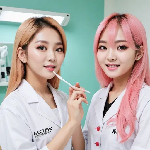 Prompt: pemasaran terkait klinik estetik bertemakan K-Pop
