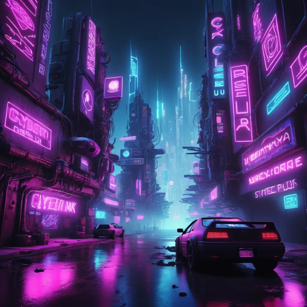 Prompt: world render, cybercity, cyber punk, neon lights