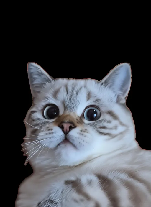 Prompt: The images Image1 represent the character. the character's clothing is Image1 clothes. Generate a close-up detail shot of the character. Fill the image. Extreme close-up of head/face area only. Very tight crop, white background (#FFFFFF), Solo character only. Focus exclusively on head/face/facial features. Frontal view of most distinctive characteristics. Neutral expression. Head positioned straight, facing camera. Maximum detail on facial features. Head prominent in frame but fully visible including ears/horns/antenna. Set the character in the center. 