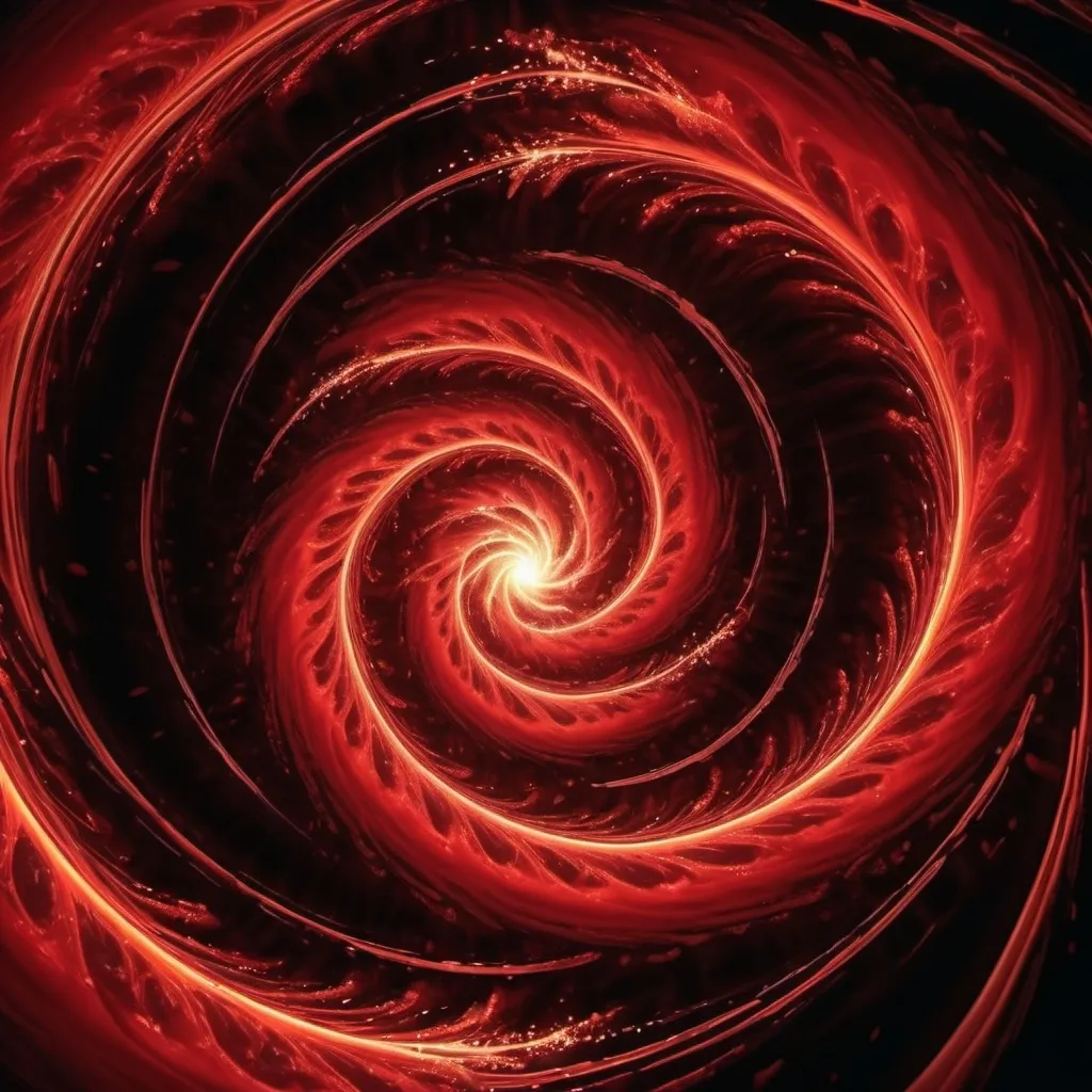 Prompt: Fantasy style a red whirlpool