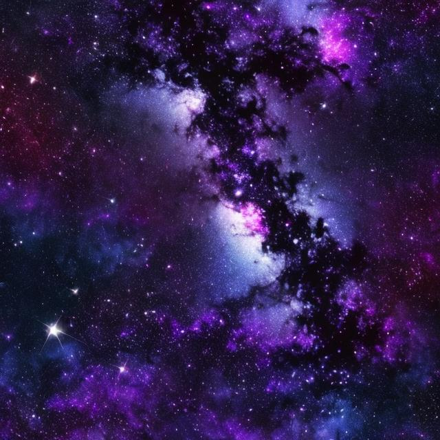 Prompt: Purple, dark blue, pink galaxy