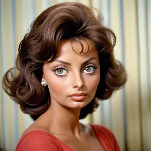 Prompt: A young Sophia Loren