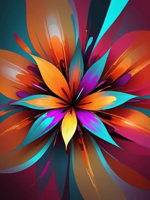 Prompt: <mymodel> Vibrant abstract digital artwork of flowers, dazzling colors, dynamic composition, high energy, modern digital art, vibrant, abstract, digital, high energy, dynamic composition, best quality, colorful, vivid tones, professional lighting