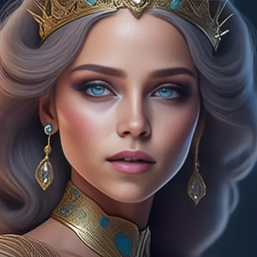 Prompt: <mymodel>hyper detailed profile of a beautiful sand skinned mature queen, intricate details, 8k, cinematic volumetric light, proportional, art trending on artstation, diamond focus, studio photo, intricate details, highly detailed, intricate artwork masterpiece, ominous, intricate, epic, highly detailed, vibrant, production cinematic character render, ultra high quality model