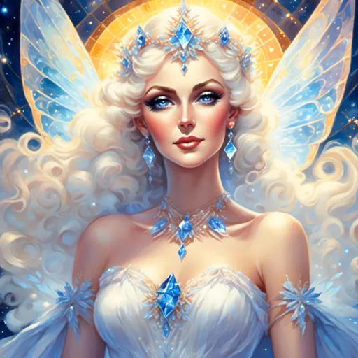Prompt: <mymodel>White prism, cosmic,etherial, fairy, goddess of light ,closeup