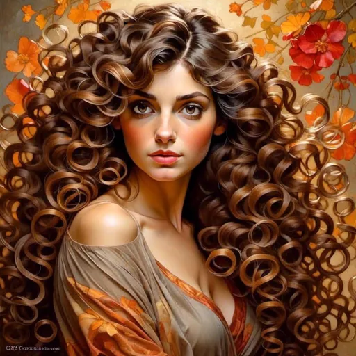 Prompt: <mymodel>Angel-Long curly hair, realistic oil painting, detailed strands, high definition, portrait, classic style, warm tones, natural lighting, intricate curls, flowing locks, ultra-detailed, professional, realistic, classic art, detailed texture, professional lighting