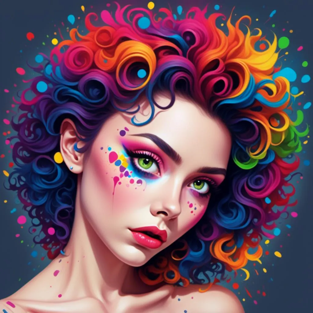 Prompt: <mymodel>a psychedelic explosion of color inside a heart