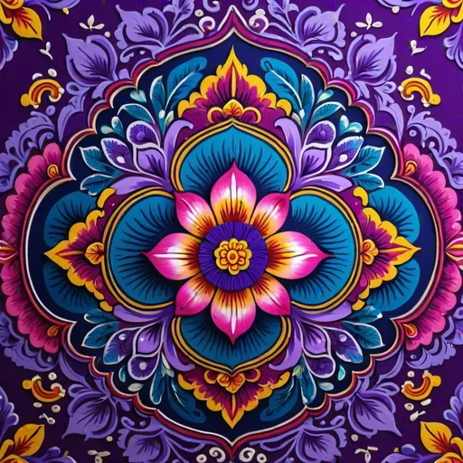 Prompt: A(Sri Lankan Kandyan design), (vibrant colors), (purple, pink, blue, lavender hues), intricate patterns, ornate motifs, (highly detailed), sharp focus, (radiant brightness), rich culture, dynamic composition, harmonious blending of colors, visually striking, (elegant and artistic), vivid imagery, (4K quality), enchanting atmosphere that captures traditional beauty.