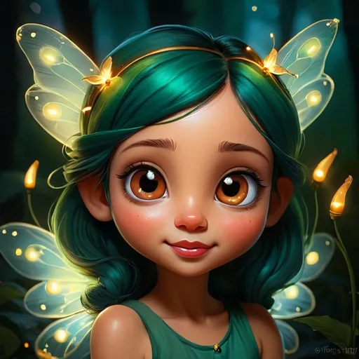 Prompt: firefly fairy