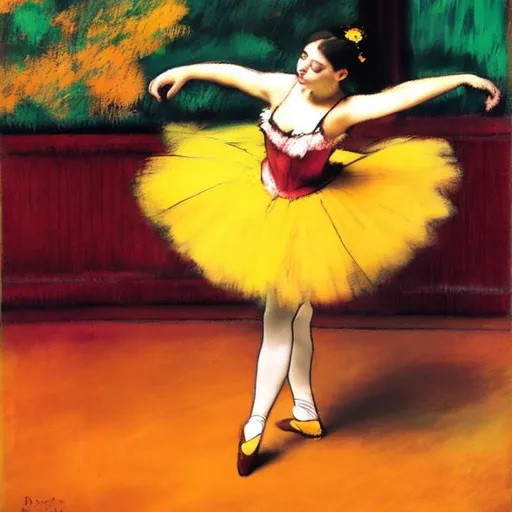 Prompt: Degas dancer