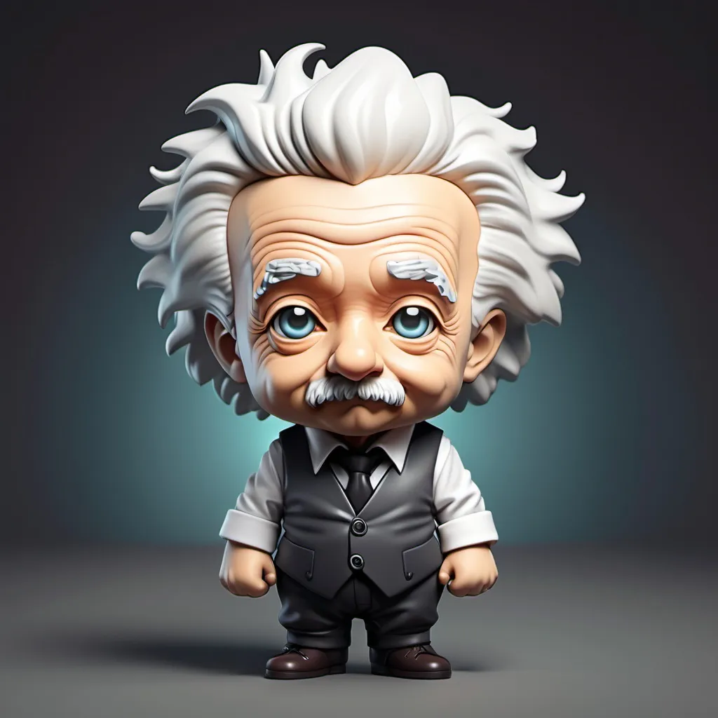 Prompt: Chibi Einstein