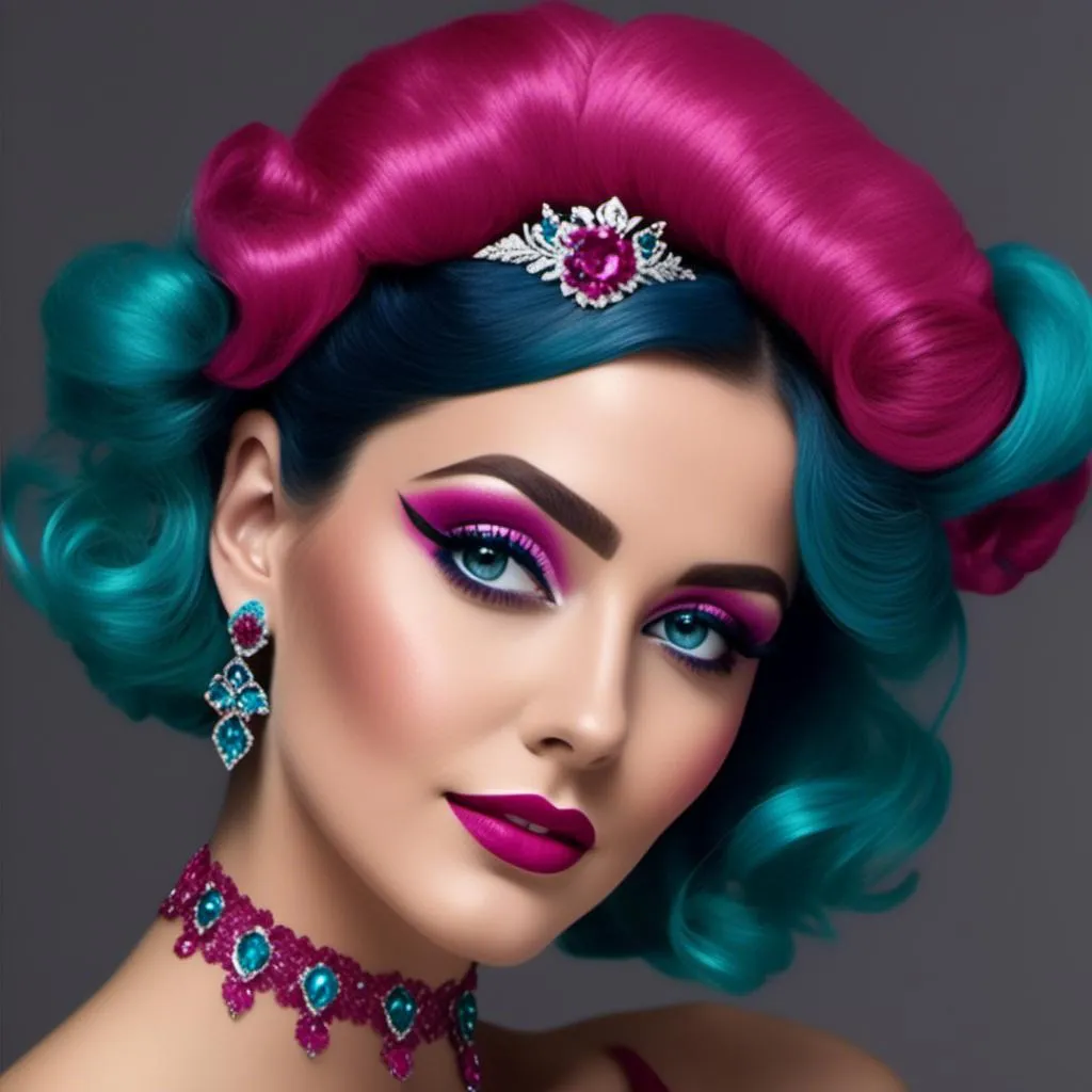 Prompt: magenta and teal accentated <mymodel>