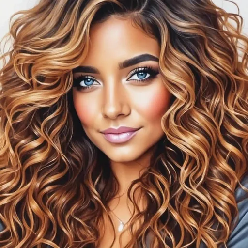 Prompt: <mymodel>Natasha-Long curly hair, realistic oil painting, detailed strands, high definition, portrait, classic style, warm tones, natural lighting, intricate curls, flowing locks, ultra-detailed, professional, realistic, classic art, detailed texture, professional lighting